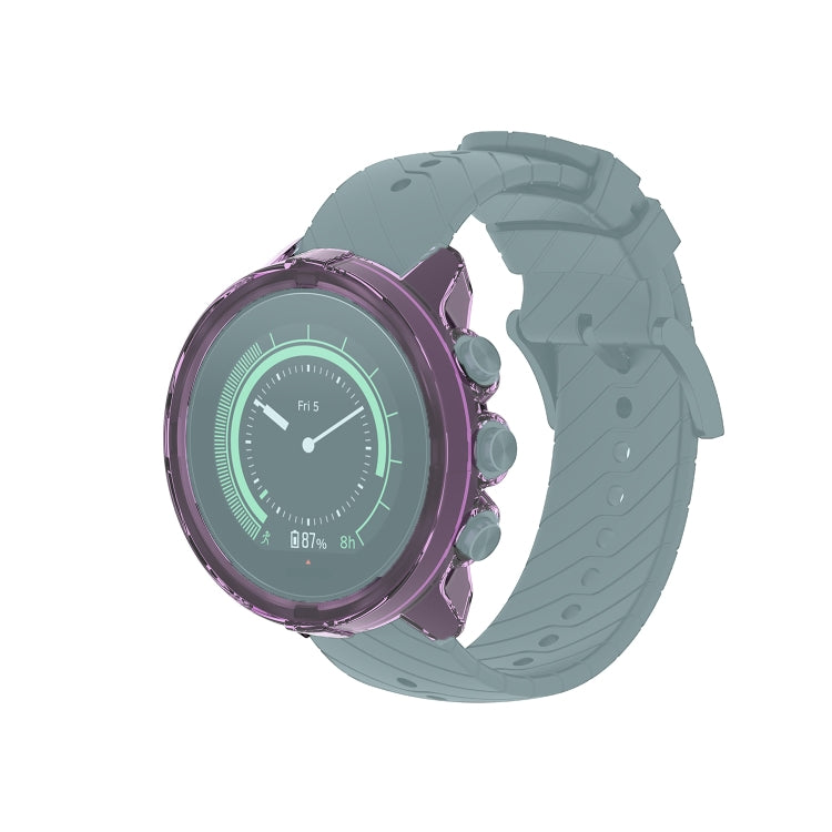 For Suunto 9 Transparent TPU Silicone Watch Case