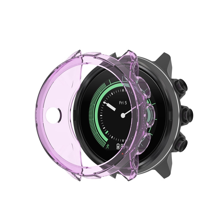 For Suunto 9 Transparent TPU Silicone Watch Case