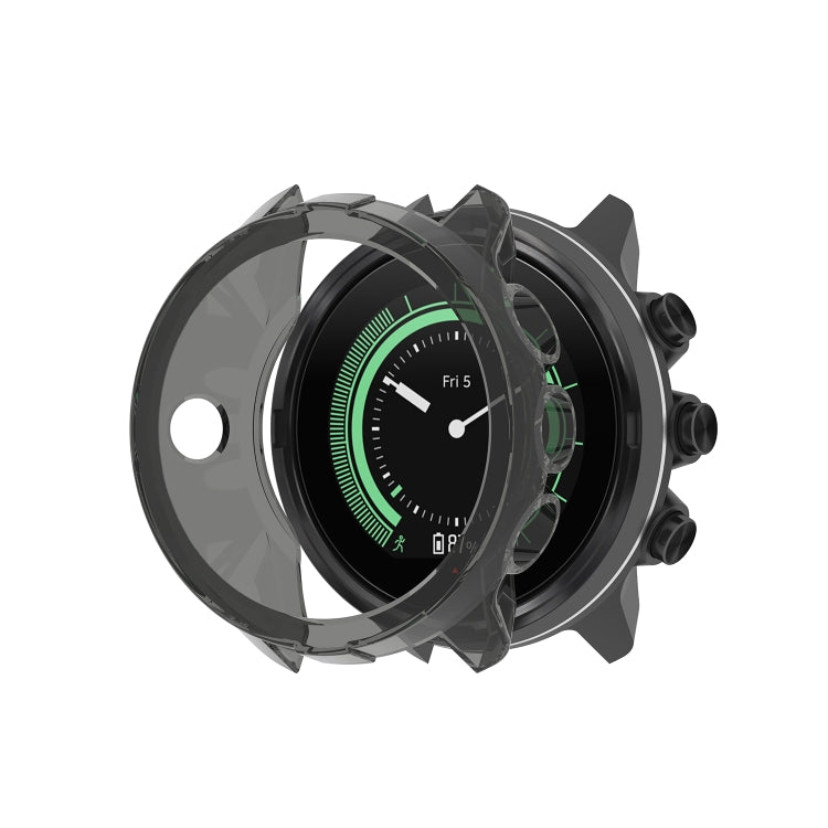 For Suunto 9 Transparent TPU Silicone Watch Case
