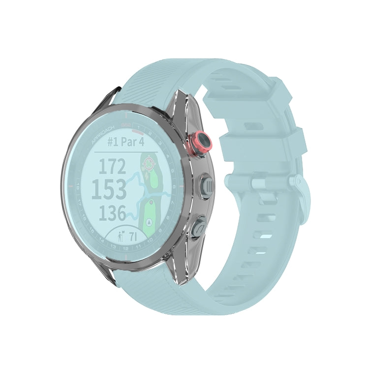 For Garmin Approach S62 Transparent TPU Silicone Watch Case