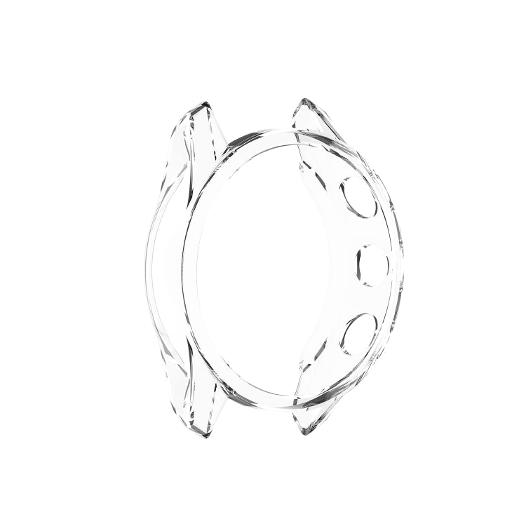 For Garmin Approach S62 Transparent TPU Silicone Watch Case