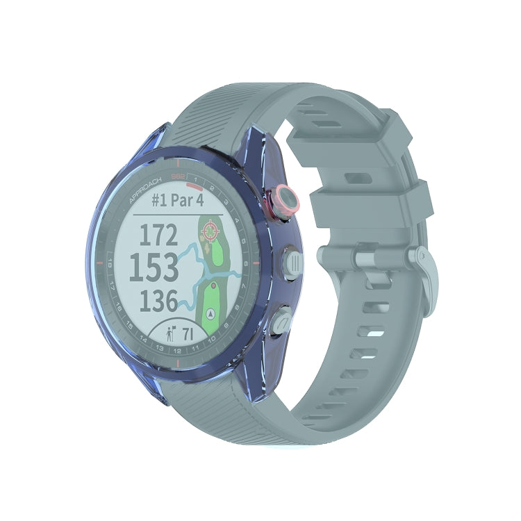 For Garmin Approach S62 Transparent TPU Silicone Watch Case