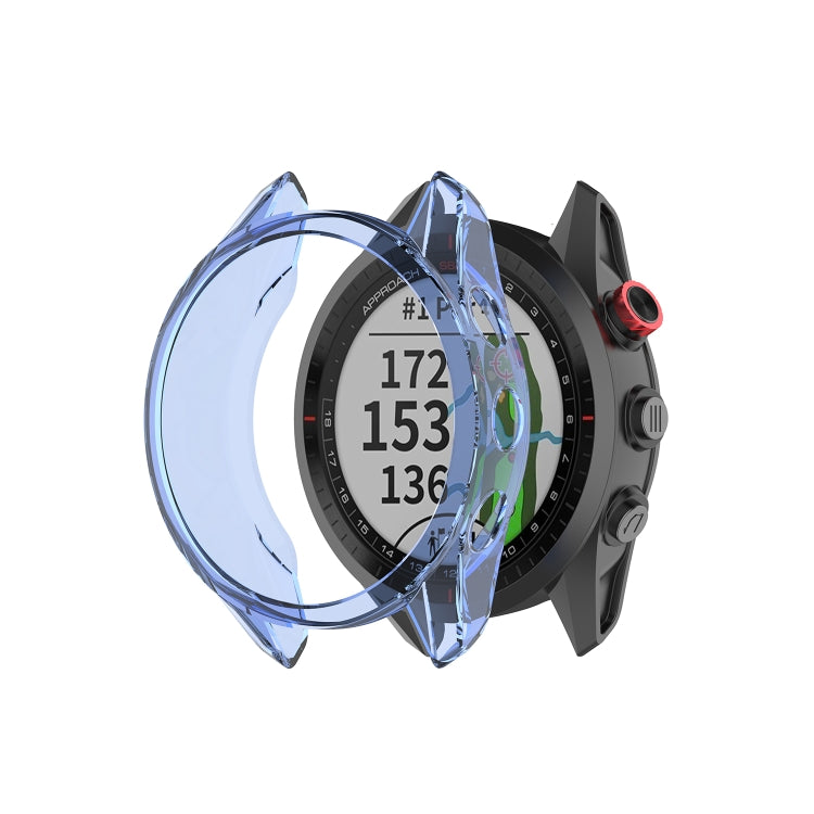 For Garmin Approach S62 Transparent TPU Silicone Watch Case