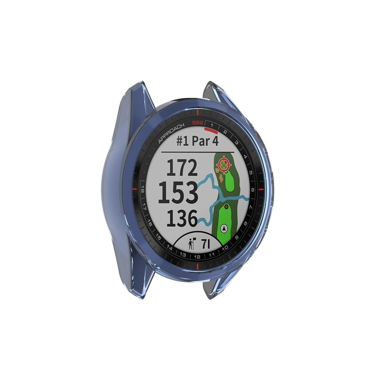 For Garmin Approach S62 Transparent TPU Silicone Watch Case