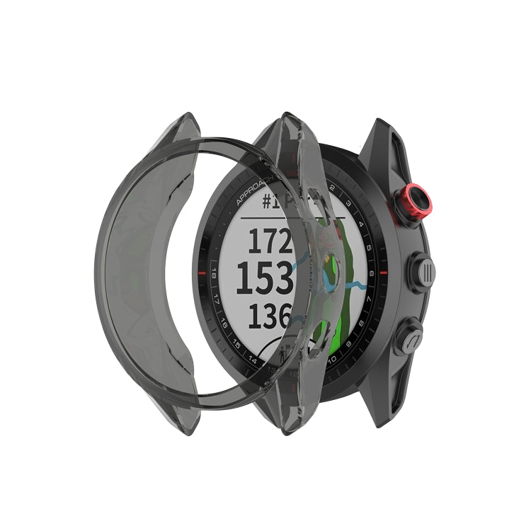 For Garmin Approach S62 Transparent TPU Silicone Watch Case