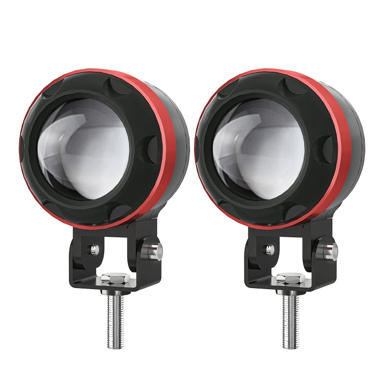 M7 1 Pair Motorcycle Two-color Spotlight(Black)