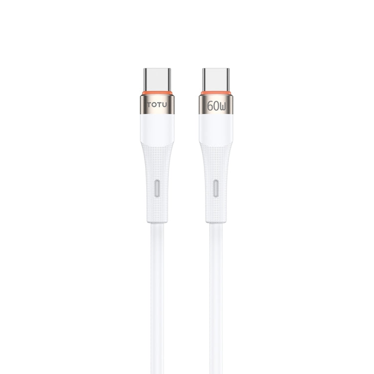 TOTU CB-2 Series USB-C / Type-C to USB-C / Type-C Aluminum Alloy Skin Feel Data Cable, Length:
