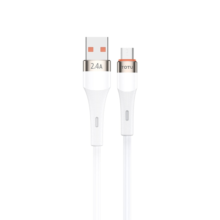 TOTU CB-2 Series USB to Micro USB Aluminum Alloy Skin Feel Data Cable, Length:
