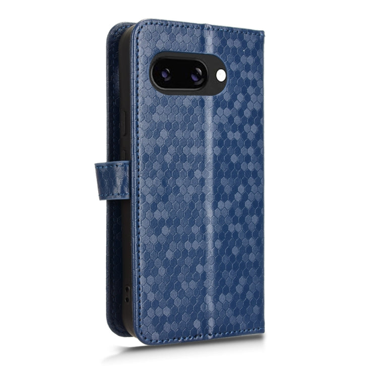 For Google Pixel 9a Honeycomb Dot Texture Leather Phone Case