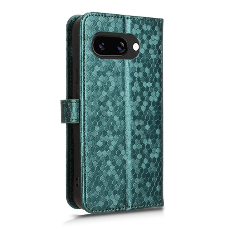 For Google Pixel 9a Honeycomb Dot Texture Leather Phone Case