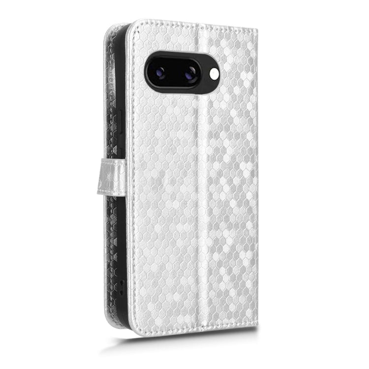 For Google Pixel 9a Honeycomb Dot Texture Leather Phone Case