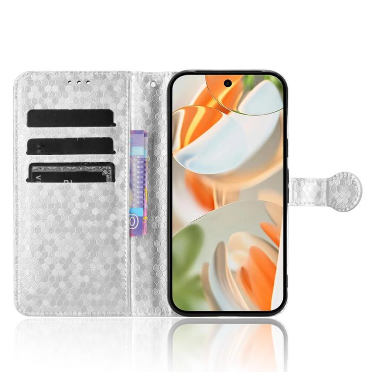For Google Pixel 10 Pro XL Honeycomb Dot Texture Leather Phone Case