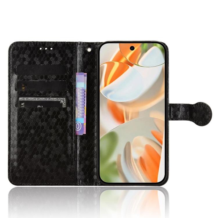 For Google Pixel 10 / 10 Pro Honeycomb Dot Texture Leather Phone Case