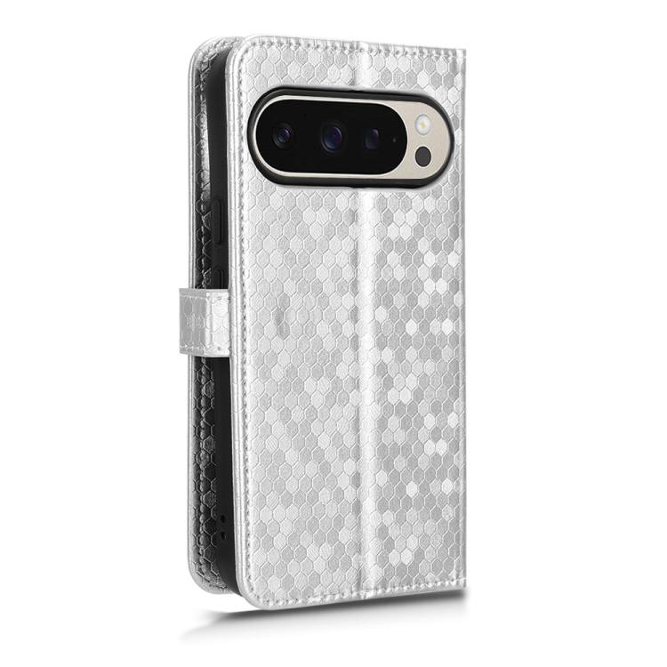 For Google Pixel 10 / 10 Pro Honeycomb Dot Texture Leather Phone Case
