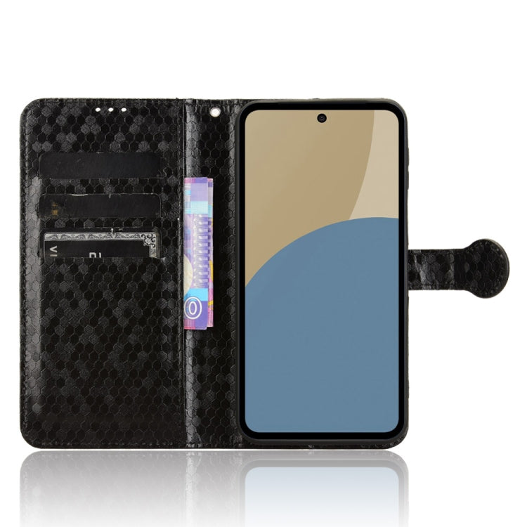 For Sharp Aquos Sense9 Honeycomb Dot Texture Leather Phone Case