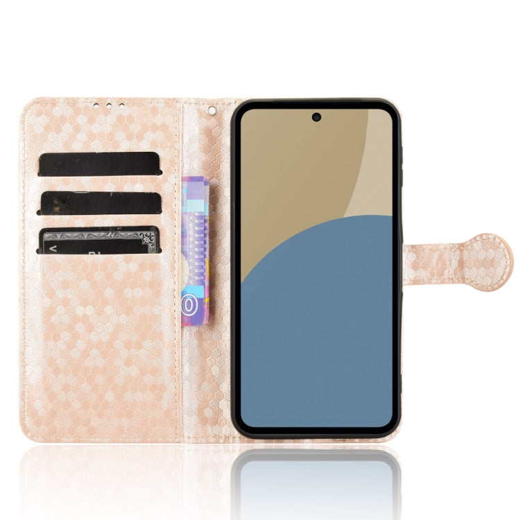 For Sharp Aquos Sense9 Honeycomb Dot Texture Leather Phone Case