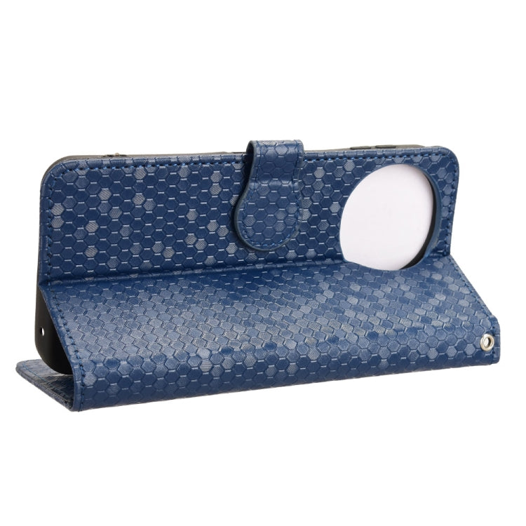 For Sharp Aquos Sense9 Honeycomb Dot Texture Leather Phone Case