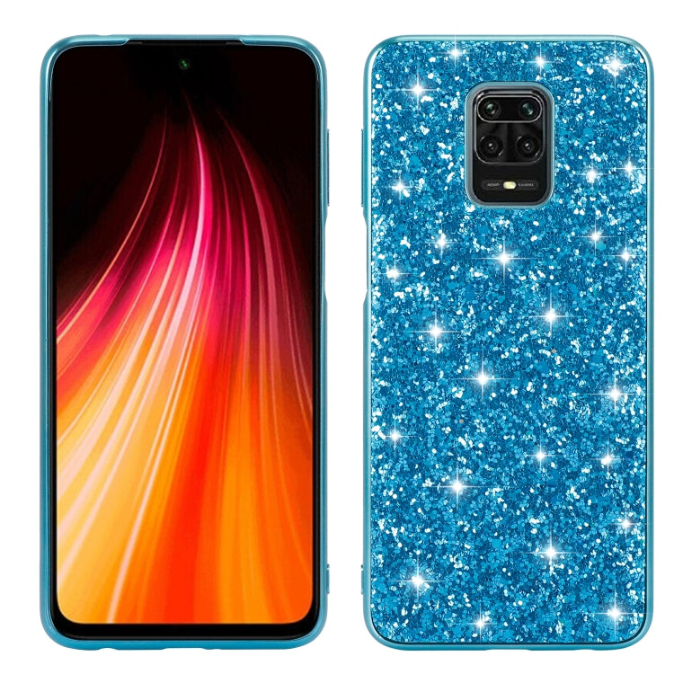 For Xiaomi Redmi Note 9 Pro Glitter Powder Shockproof TPU Protective Case