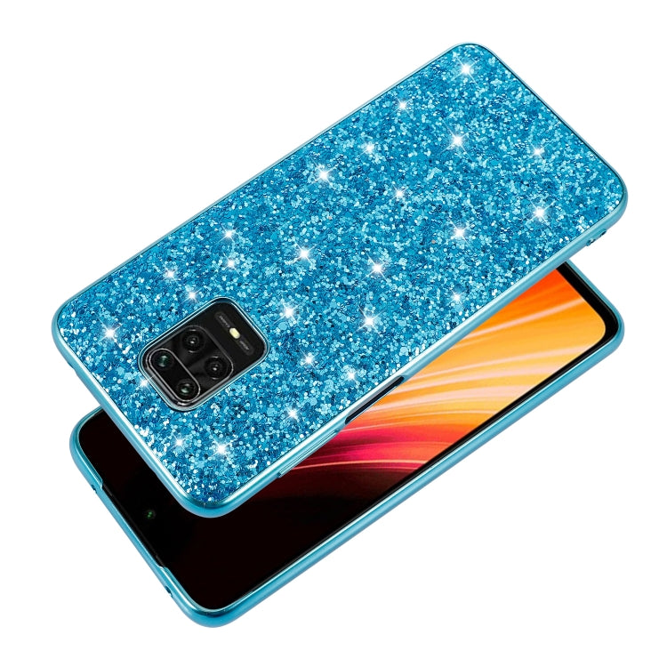 For Xiaomi Redmi Note 9 Pro Glitter Powder Shockproof TPU Protective Case