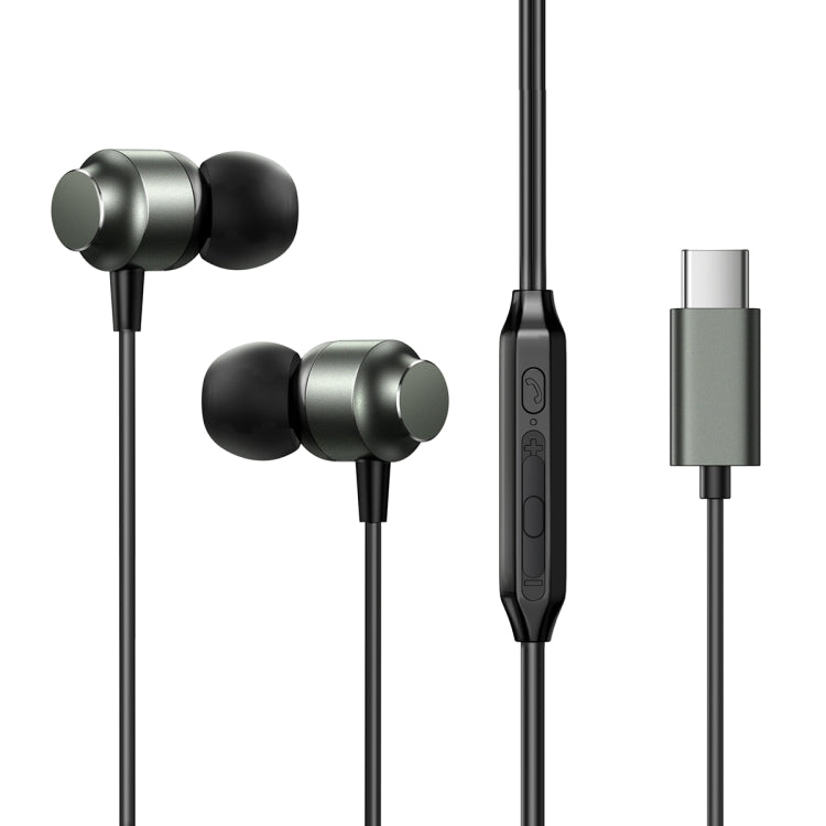 JOYROOM JR-EC06 Type-C Metal In-Ear Wired Earphone, Length: 1.2m