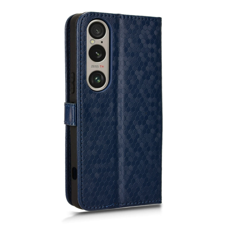 For Sony Xperia 1 VI Honeycomb Dot Texture Leather Phone Case