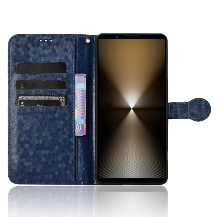 For Sony Xperia 1 VI Honeycomb Dot Texture Leather Phone Case
