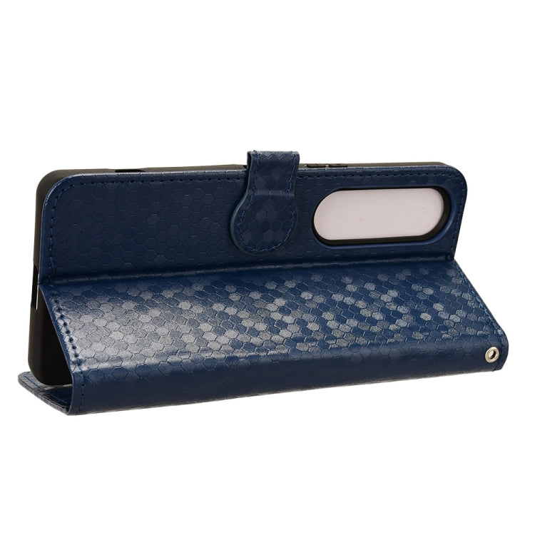 For Sony Xperia 1 VI Honeycomb Dot Texture Leather Phone Case