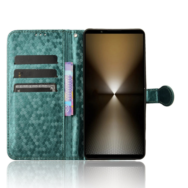 For Sony Xperia 1 VI Honeycomb Dot Texture Leather Phone Case