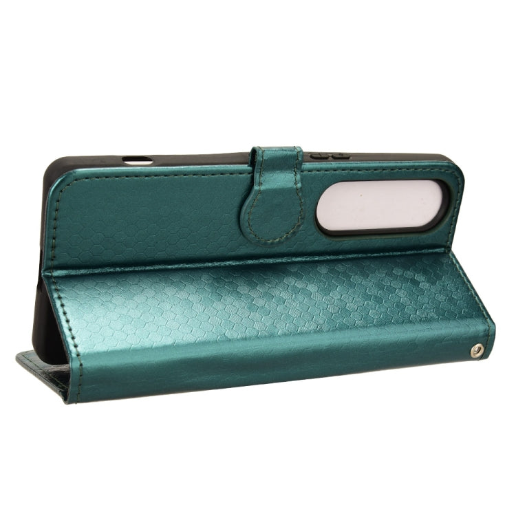For Sony Xperia 1 VI Honeycomb Dot Texture Leather Phone Case