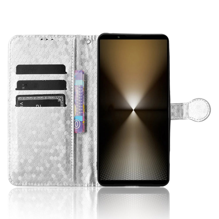 For Sony Xperia 1 VI Honeycomb Dot Texture Leather Phone Case