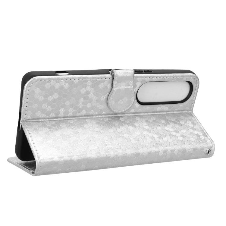 For Sony Xperia 1 VI Honeycomb Dot Texture Leather Phone Case