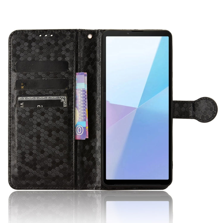 For Sony Xperia 10 VI Honeycomb Dot Texture Leather Phone Case