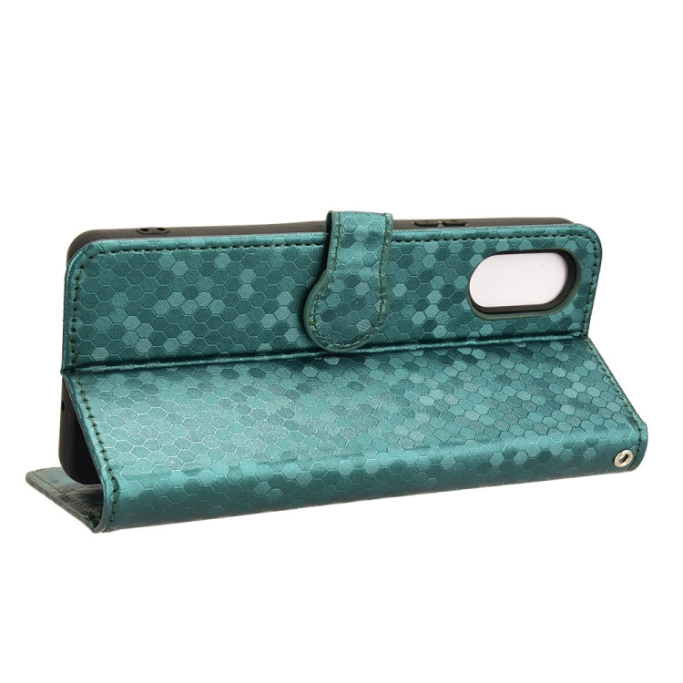 For Sony Xperia 10 VI Honeycomb Dot Texture Leather Phone Case