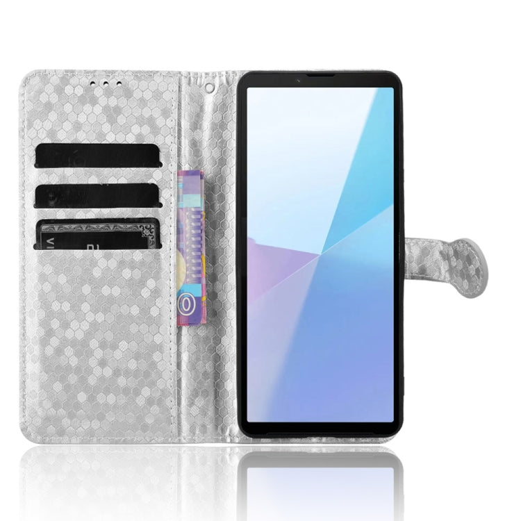 For Sony Xperia 10 VI Honeycomb Dot Texture Leather Phone Case