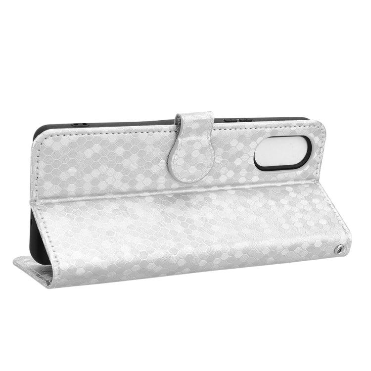 For Sony Xperia 10 VI Honeycomb Dot Texture Leather Phone Case