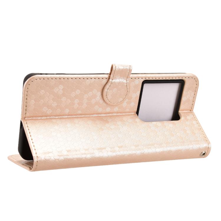 For Sony Xperia 1 VIII Honeycomb Dot Texture Leather Phone Case