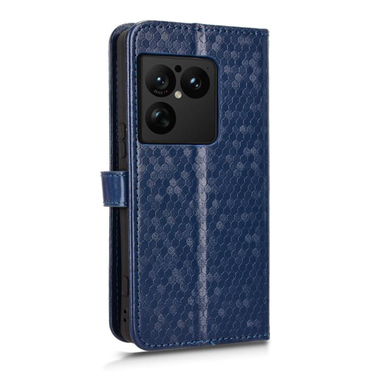 For Sony Xperia 1 VIII Honeycomb Dot Texture Leather Phone Case