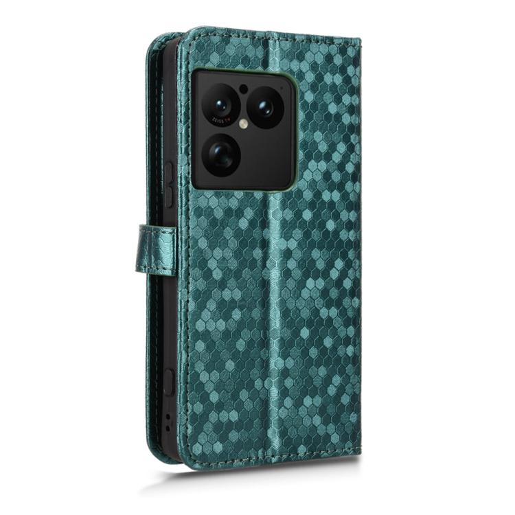 For Sony Xperia 1 VIII Honeycomb Dot Texture Leather Phone Case