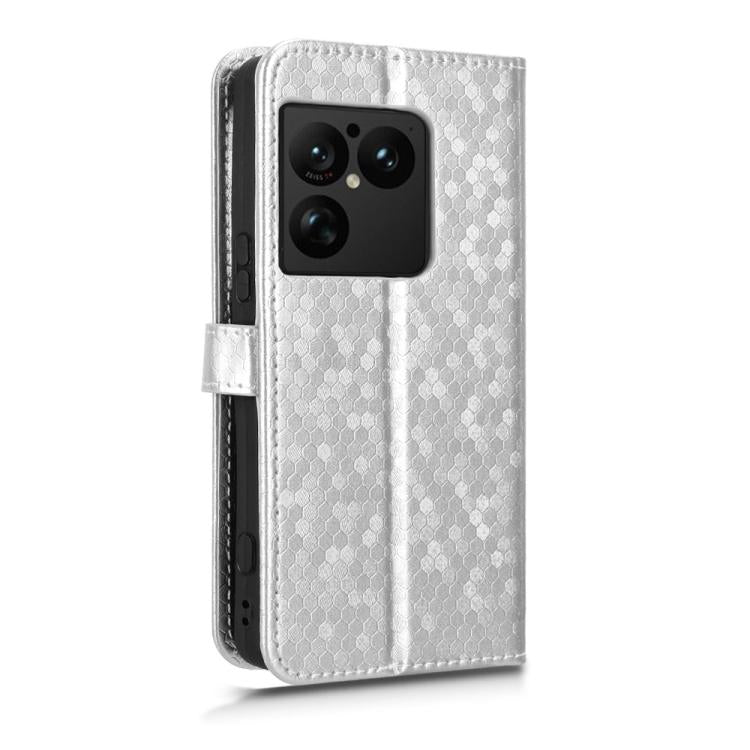 For Sony Xperia 1 VIII Honeycomb Dot Texture Leather Phone Case