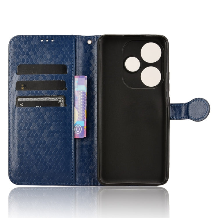 For Xiaomi Poco F6 /Redmi Turbo 3 Honeycomb Dot Texture Leather Phone Case