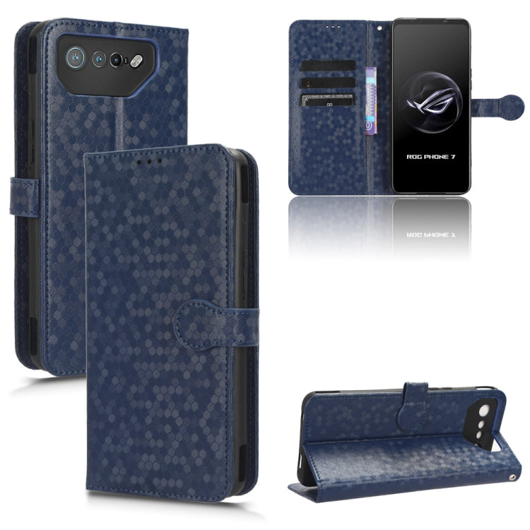 For Asus ROG Phone 7 Honeycomb Dot Texture Leather Phone Case