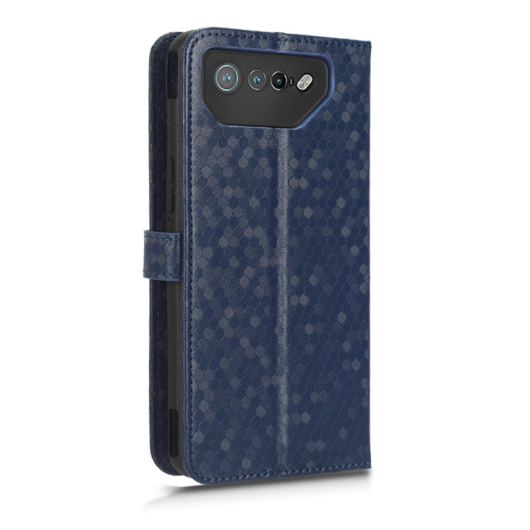 For Asus ROG Phone 7 Honeycomb Dot Texture Leather Phone Case