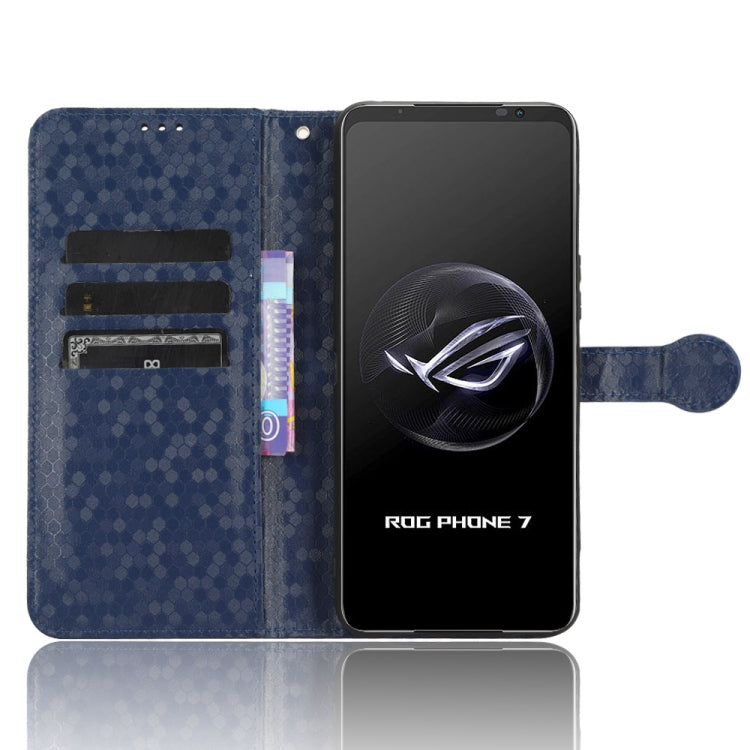 For Asus ROG Phone 7 Honeycomb Dot Texture Leather Phone Case