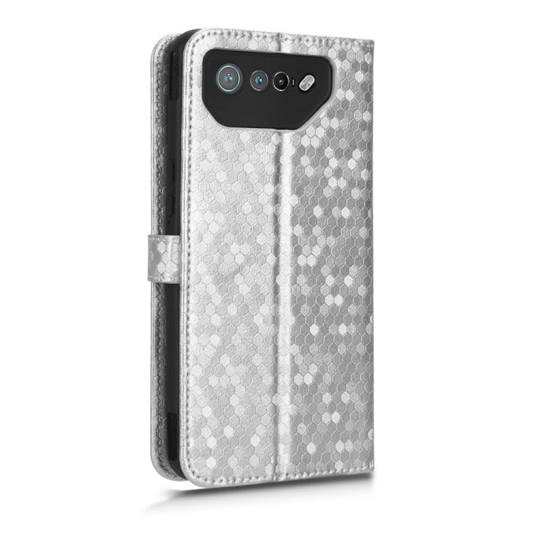 For Asus ROG Phone 7 Honeycomb Dot Texture Leather Phone Case