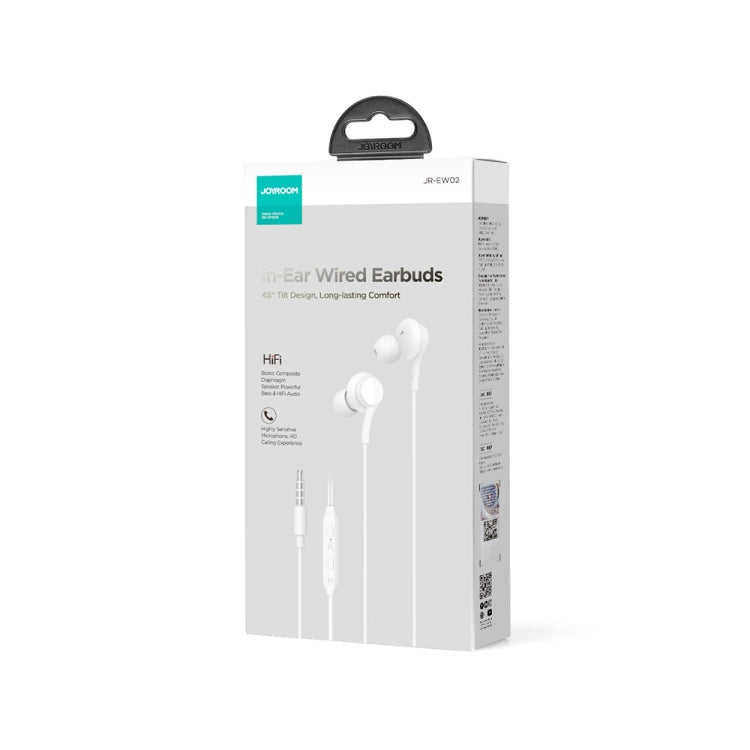 JOYRO0M JR-EW02 3.5mm In-Ear Wired Earphone, Length: 1.2m