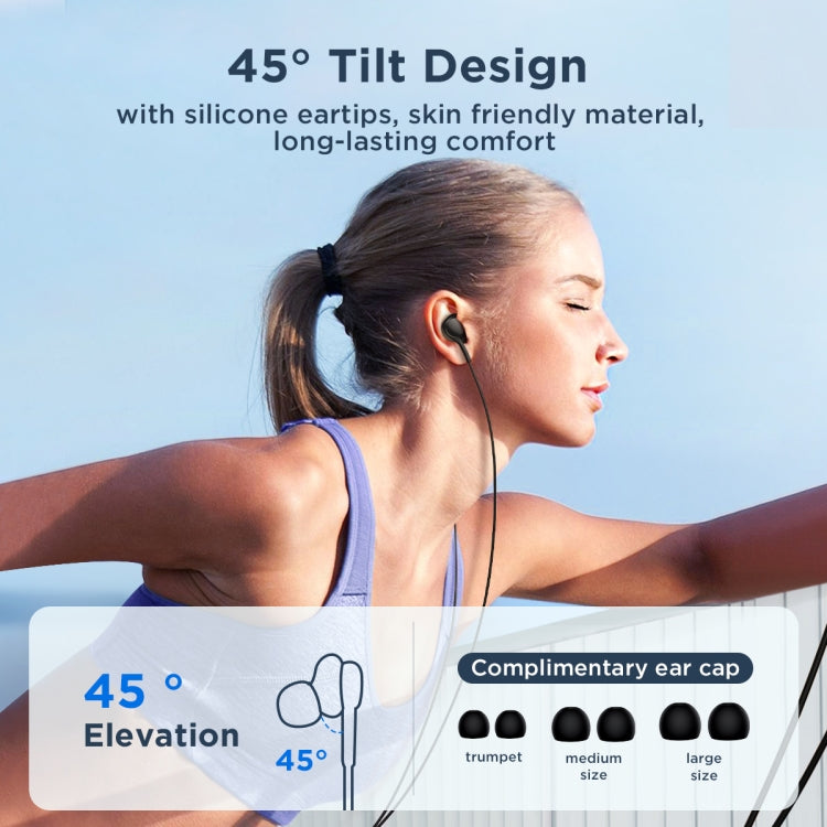 JOYRO0M JR-EW02 3.5mm In-Ear Wired Earphone, Length: 1.2m