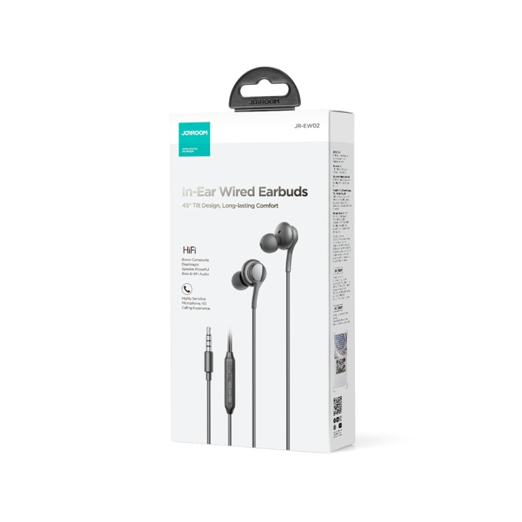 JOYRO0M JR-EW02 3.5mm In-Ear Wired Earphone, Length: 1.2m