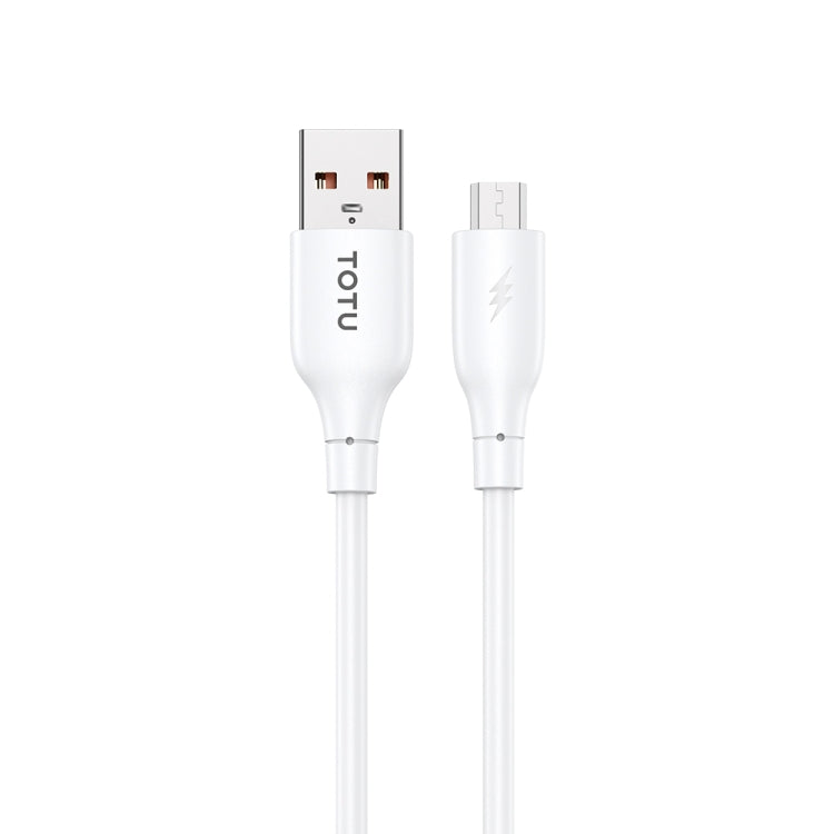 TOTU CB-3 Series USB to Micro USB Fast Charge Data Cable, Length:1m(White)