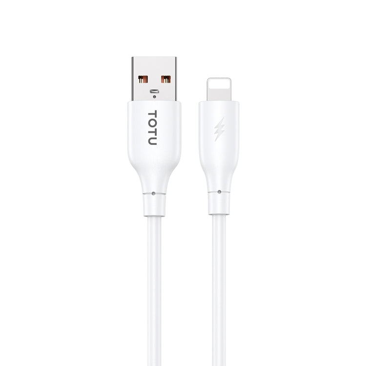 TOTU CB-3 Series USB to 8 Pin Fast Charge Data Cable, Length:1m(White)