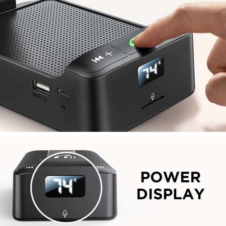 JOYRO0M JR-MHO1 Multifunctional Wireless Bluetooth Speaker with Phone Holder(Black)